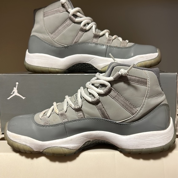 Nike Air Jordan XI Sz 11 Cool Grey 2010 Retro Worn great shape - Picture 3 of 7